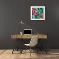 thumbnail image 3 of Boho Hue Studio 21x20 White Modern Wood Framed Museum Art Print Titled - Peripheral Rose 4, 3 of 4