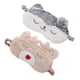 thumbnail image 1 of 2 piezas, máscara facial de felpa para dormir, linda máscara de ojos, máscara de ojos de felpa, linda máscara de ojos, guantes para rascar, bebé recién nacido, perro de peluche, ciervo, 1 of 5