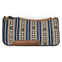 Diamond Wool Contoured Ranch Saddle Pad Size 30x30 and 1/2 inch Thickness, Cascade