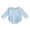 Blue, variant on aturustex Toddler Boys Girls Bubble Romper Outfits 0 3M 6M 12M 18M 24M Infant Baby Long Sleeve Bodysuits Contrast Line/Solid Color Romper Doll Collar ly Spring Fall Clothes for Holiday Party
