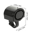 thumbnail image 2 of PBPBOX Black Electronic Bike Horn with ABS Material for Mountain and Road Bike Use, 2 of 7