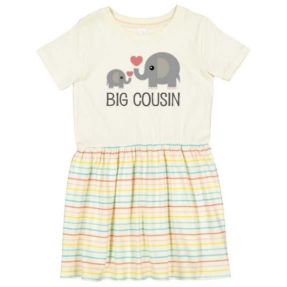 Inktastic Big Cousin Announcement Girls Toddler Dress