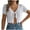 Tops for Women Plus Size-White, variant on Homenesgenics Tops for Women Plus Size,Tunic Tops for Women,Crop Tops for Women Women's Hollowed Out Cardigan with Exposed Navel Short Sleeved-Neck Tops Brown L