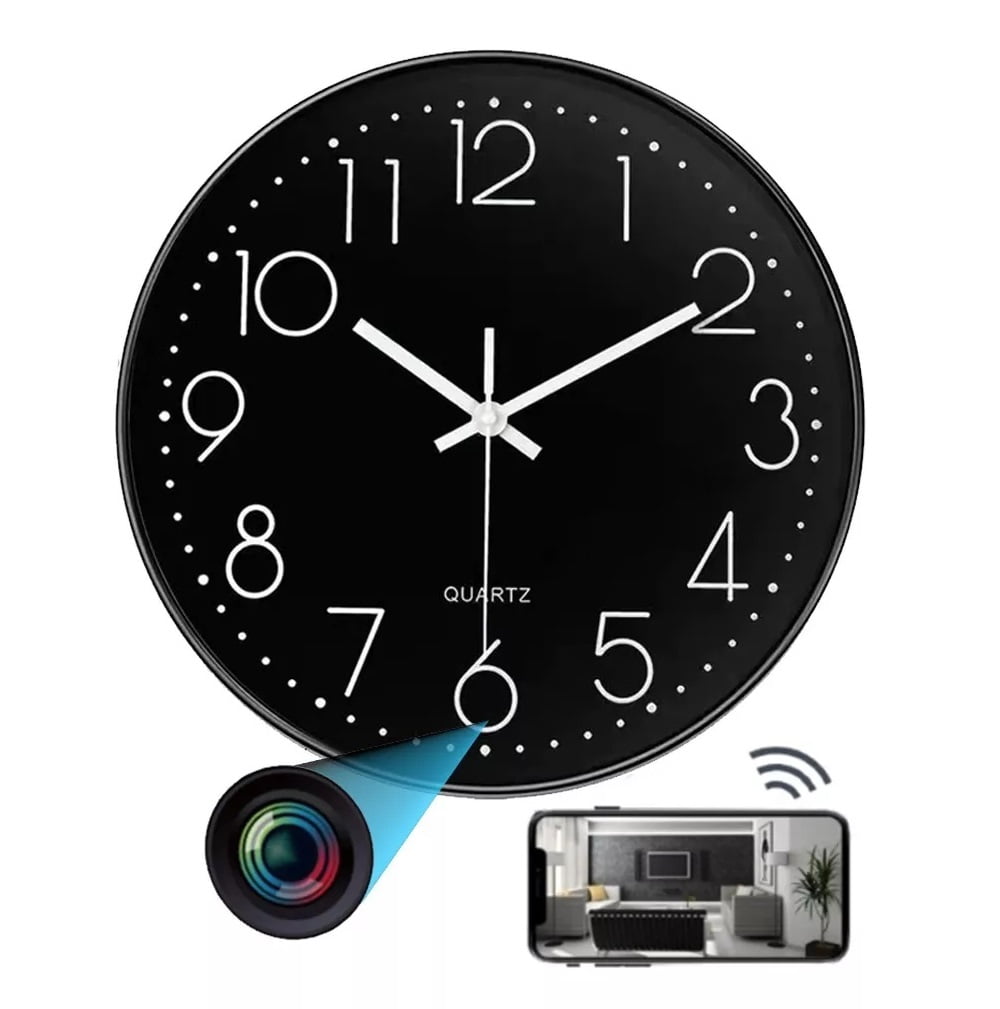 Cámara Espía Reloj Pared Comerliv Wifi Full HD 2.4 Ghz | Walmart en línea