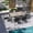 Black, variant on ACEGOSES Outdoor Patio Dining Chairs Set of 2, Stackable Textilene Chairs for Garden, Porch and Poolside, Gray