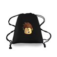 thumbnail image 2 of Mochila de almacenamiento portátil para hombre y mujer, bolso de viaje de lona con bolsillo y cordón, informal, 2 of 4