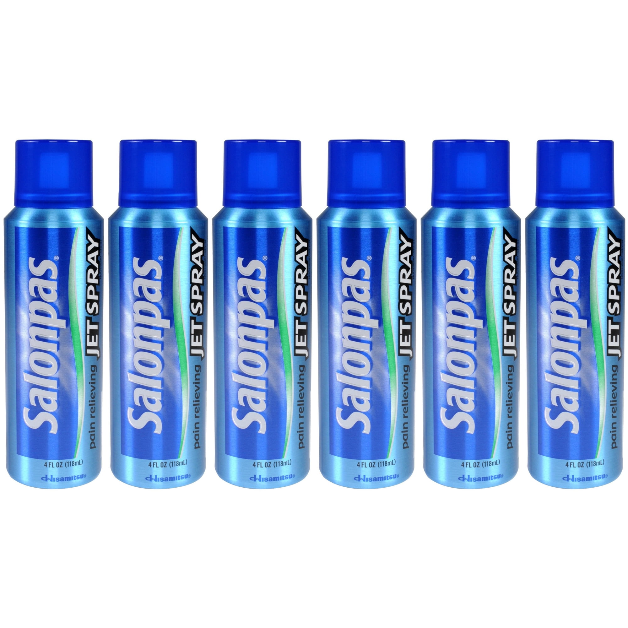 Salonpas Pain Relieving Jet Spray - 4 Oz, 6 Pack
