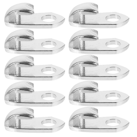 MLINS  20 Pcs Shoelace Buckle Hiking Boot Laces Heavy Duty Shoes Silver