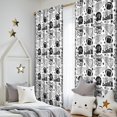 thumbnail image 5 of Blackout Kids Curtains,Football Words Pattern Childrens Insulated Curtains Set Of 2,Bedroom Essentials,Toddler Room Decor 52"x84", 5 of 5