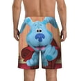 thumbnail image 4 of Blue'S Clues Mens Swim Trunks Quick Dry Board Shorts with Mesh Lining, Hawaii Beach Shorts Swimwear Bathing Suits, 4 of 8