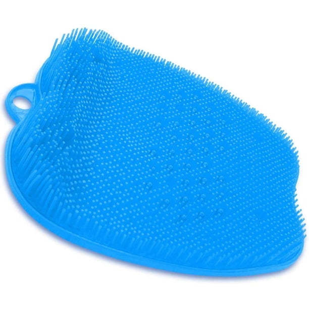 Masajeador de pies de ducha - Mejora la circulación de los pies y reduce el dolor de pies - Calma los pies cansados y doloridos y limpia los pies - Antideslizante con ventosas Xemadio WMZL-369-1