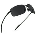 thumbnail image 4 of JULI Sports Sunglasses for Men Women Tr90 Rimless Frame for Fishing Driving MJ8009, 4 of 5