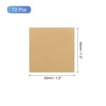 thumbnail image 2 of Uxcell 72Pack 1.2 x 1.2 Inch Mosaic Mirror Tiles, Medium Brown Self-Adhesive Glass Stickers, 2 of 6