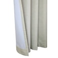 thumbnail image 3 of Commonwealth Ventura Tab Top Dressing Window Curtain Panel Pair - 52x63", Natural, 3 of 7