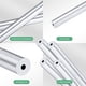 thumbnail image 2 of Tubo redondo de aluminio 6063 de 250 mm en paquete de 4, tubería de aluminio sin costura de 2 mm ID 7 mm OD para manualidades DIY [0.08x0.28x9.8IN], 2 of 7