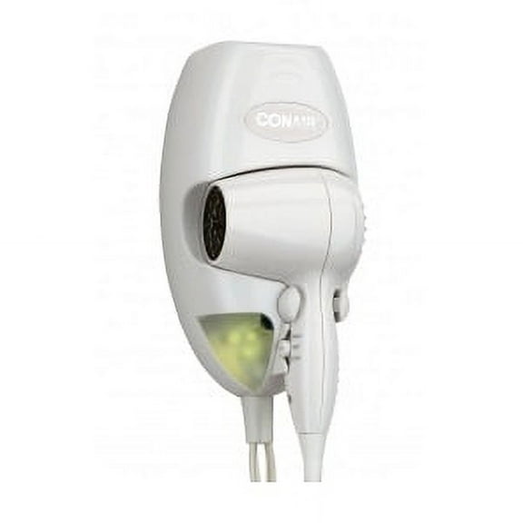 Conair 136W Conair Hospitality Series 1600-Watt Wall-Mounted Hairy Dryer (Wired Direct)  White