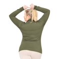 thumbnail image 3 of Stretch Is Comfort Women's Plus Size Warm Long Sleeve Turtleneck Top | Ultra Soft | Adult XL to 7X, 3 of 6