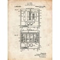 thumbnail image 2 of Borders, Cole 19x24 Gold Ornate Wood Framed with Double Matting Museum Art Print Titled - PP207- Vintage Parchment Toastmaster Toaster Patent Print, 2 of 4