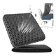 thumbnail image 3 of Cojin Gel Panal Ergonomico Silicon Asiento Comodo Auto Silla Negro, 3 of 5