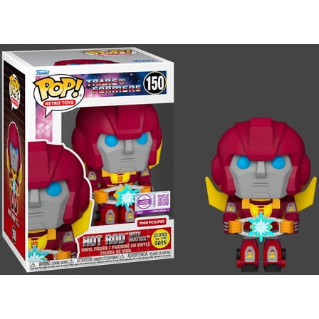 Funko Pop! Hot Rod With Matrix #150 Funko Original Glow Elite Limited Edition 7500 PCS