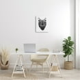 thumbnail image 2 of Stupell Industries Detailed Surreal Bear Roaring Antlers Monochrome Canvas Wall Art, 36 x 48, Design by Balazs Solti, 2 of 5