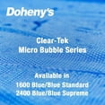 thumbnail image 7 of Doheny's Clear-Tek Micro Bubble Solar Pool Cover for Inground Swimming Pools | Increase Solar Energy Absorption, Retain Heat, Reduce Evaporation, Reduce Heat Loss & Save, 16x24 ft Blue 1600, 7 of 7