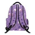thumbnail image 2 of Garronmavis Purple Axolotl Backpacks for School Adjustable Shoulder Straps School Bag Large Capacity 17-inch Book Bag for 10Y-12Y Primary School Students Daily Use, 2 of 7