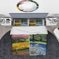thumbnail image 3 of Designart 'Four Seasons Trees Collage' Traditional Duvet Cover Set, 3 of 4