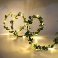 thumbnail image 1 of 4M 40 LED Flor Hoja Verde Cadena de Luces de Ratán, Hoja de Alambre de Cobre Hada LED Cadena de Luces para Decoración de Dormitorio de Fiesta de Boda, 1 of 5