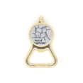 thumbnail image 1 of Hold Together Personalized Gesture Beer Bottle Cap Opener Stainless Steel Key Chain, 1 of 3