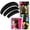 Black, variant on 3Pcs Hair Volume Increase Puff Sponge Pad for Hair Styling