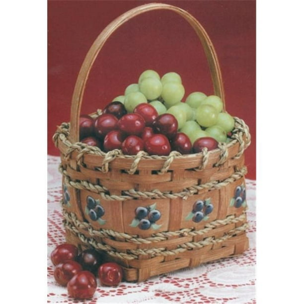Commonwealth Basket 12800-12828 Bourgogne Colline Panier Kits-Berry Basket 4 in.X4.5 in.X4.5 in.