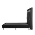 thumbnail image 4 of Box Base Cama Queen Size + Cabecera Bora Negro Dicasa  Bora Black, 4 of 8
