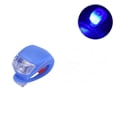 thumbnail image 1 of 5pcs LED Silicone Bicycle Front Rear Light Set 3 Modes Waterproof MTB Mountain Road Bike Cycling Headlight Tail Warning Lamp（blue light）, 1 of 2
