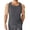 Dark Grey, variant on Men's Pure Cotton Vest Breathable Slim-fit Sports Foundation Hurdle I Loose Summer Thin Halter Undershirt