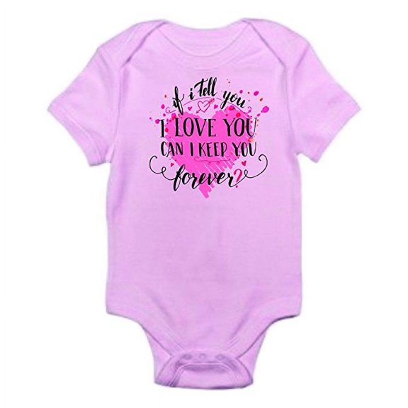 Design With Vinyl Funny Baby Clothes Our Love Is Forever Novelty Baby Shower Gift