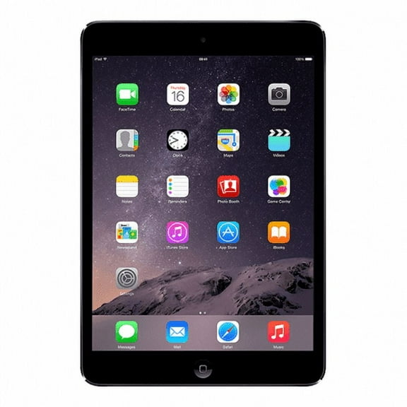 Pre-Owned Certified Apple iPad mini with Wi-Fi 16GB - Black & Slate (Etching)