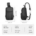 thumbnail image 3 of Mochila Cruzada Mark Ryden. Gran espacio para iPad de 12.9". Carcasa impermeable y bolsillo antirrobo Mark Ryden MR7633-00, 3 of 6