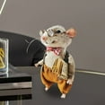 thumbnail image 4 of EASTIN Cute Needle Felted Mouse（DIY Kits) Christmas Wool Felt Mouse Ornament  Cute Felt Mice Figurine for Halloween Christmas Decor Needle Felted Christmas Mouse Doll Decorations, 4 of 5