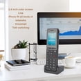 thumbnail image 4 of Cordless Phone with WiFi , 4G VOLTE Portable Telephone with 2.4 In Color Screen, Caller ID Call Waiting, Support 3 Party Conference, for Home Office, 4 of 7