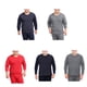 thumbnail image 3 of Minnieouse Ropa interior térmica para hombre de alta elasticidad cómoda de cuello alto de algodón transpirable resistente al frío traje cálido de Camisetas  azul oscuro XL Minnieouse AP013270-01, 3 of 6