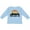 AE-Light Blue, variant on Inktastic Portland Oregon Skyline Retro Sunset Boys or Girls Long Sleeve Toddler T-Shirt