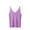 Purple, variant on Lovskoo Knit Camisole Tops for Women Spaghetti Strap Ladies Summer Spaghetti Strap Solid Color Sleeveless V Neck Tank Top Red Free Size