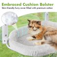 thumbnail image 2 of Hamaca plegable Zoratoo con marco de metal para ventanas con forma de gato, 2 of 7