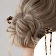 thumbnail image 4 of Fiudx Horquilla de Leopardo, Horquilla Moderna con Diseño de Placas Rojas, de Aleación Duradera, Estilo Hanfu, Ideal para Todo Tipo de Cabello, Ideal para Uso Diario, Regalo de Moda para Mujer, Tradi, 4 of 5