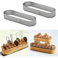 thumbnail image 4 of 50 Pack Oval Tart Ring,Perforated Baking Ring,Pastry Ring,Stainless Steel Cake Tart Mold Rings,Baking Tart Ring, 4 of 8