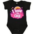 thumbnail image 3 of Inktastic I Love My Gigi Grandma Grandchild Girls Baby Bodysuit, 3 of 5