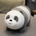 thumbnail image 1 of We Bare Bears Plush Doll Ice Bear/Grizzly/Panda Stuffed Toy The Three Bare Bears Cartoon Figure Cushion Ornament for Kid, 1 of 3