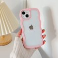 thumbnail image 1 of Soft Wavy Lines Phone Case For iphone 15 11 12 13 14 Pro Max XS MaxCandy Bumper Transparent Cases Cover, 1 of 5