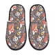 thumbnail image 1 of Fotbe Foxes Pantuflas Peludas para Mujer con Estampado, Zapatillas de Peluche, Zapatos de Invierno para Casa, Uso Interior y Exterior-Large, 1 of 8